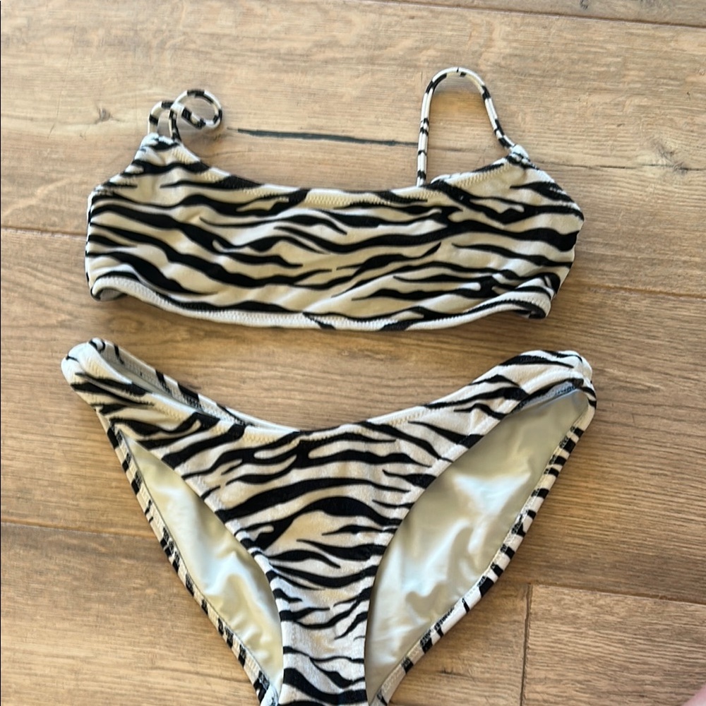Triangl Swimwear Zebra Pattern Bikini